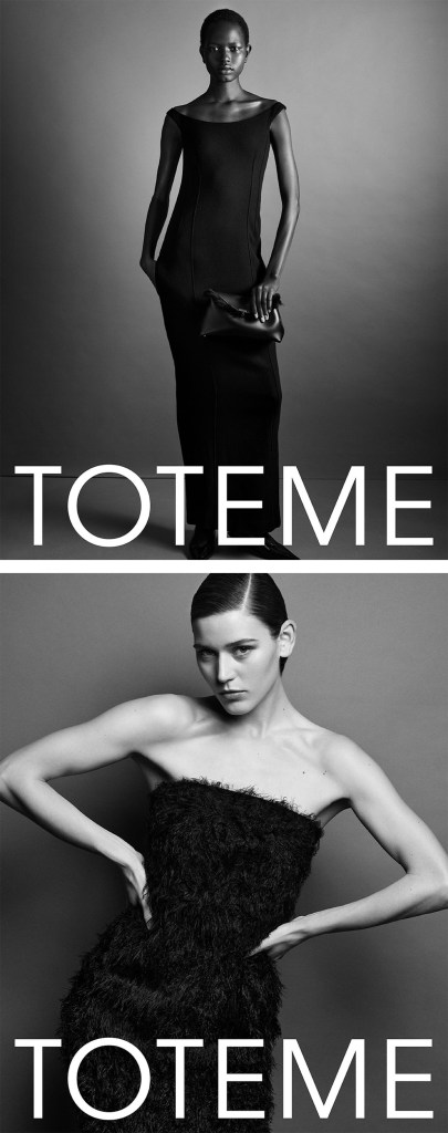 Toteme F/W 2024.25 : Liisa Winkler, Nyaduola Gabriel & Vivienne Rohner by Mikael Jansson