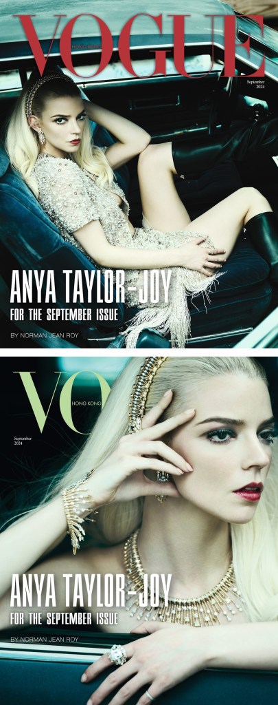 Vogue Hong Kong September 2024 : Anya Taylor-Joy by Norman Jean Roy