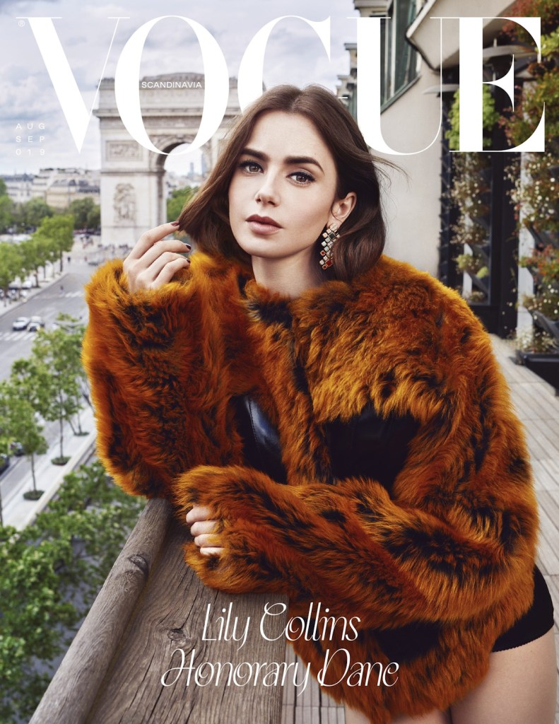 Vogue Scandinavia August/September 2024 : Lily Collins by Desiree Mattsson 