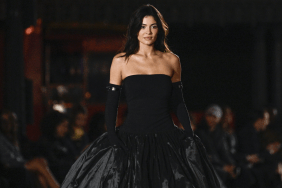 Kylie Jenner Coperni gown runway debut Disneyland