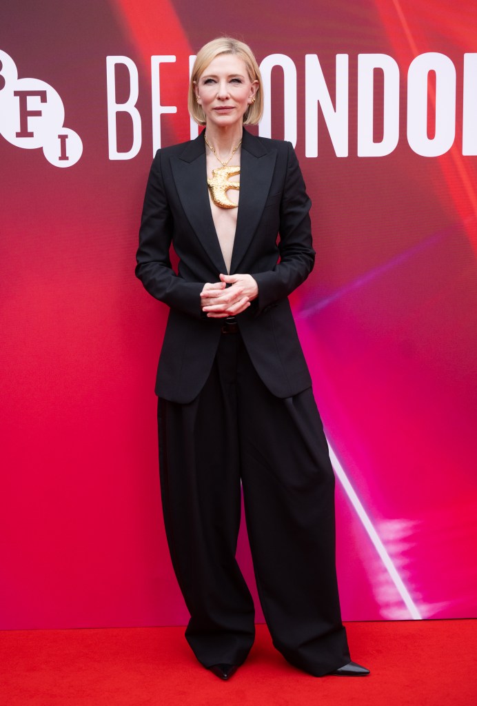 Cate Blanchett attends the "Disclaimer" Special Event during the 68th BFI London Film Festival at The Royal Festival Hall on October 10, 2024 in London, England. 