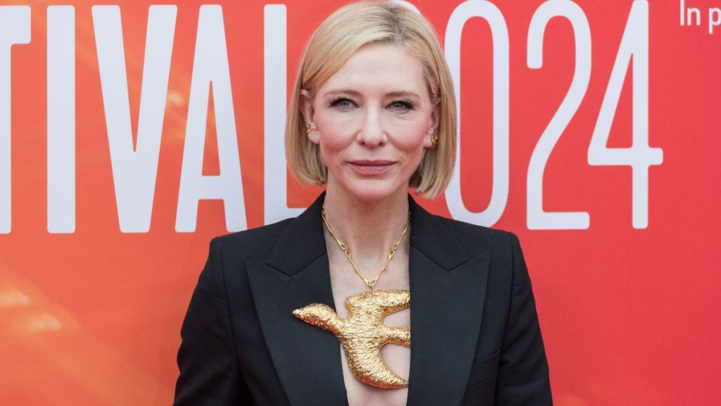 Cate Blanchett attends the premiere of 'Disclaimer' during the 68th BFI London Film Festival at the Royal Festival Hall in London, United Kingdom on October 10, 2024.