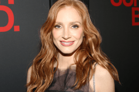 Jessica Chastain attends the opening night of "Sunset BLVD" at St James Theater on October 20, 2024 in New York City.