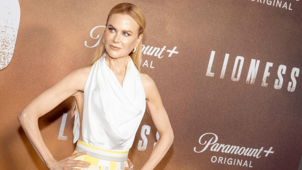 Nicole Kidman attends the Los Angeles premiere of Paramount+ Original Series 'Lioness' Season 2 at Linwood Dunn Theater on October 23, 2024 in Los Angeles, California.