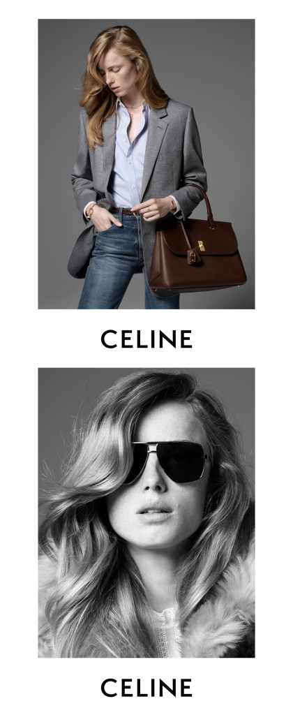 Celine S/S 2025 : Rianne van Rompaey by Hedi Slimane