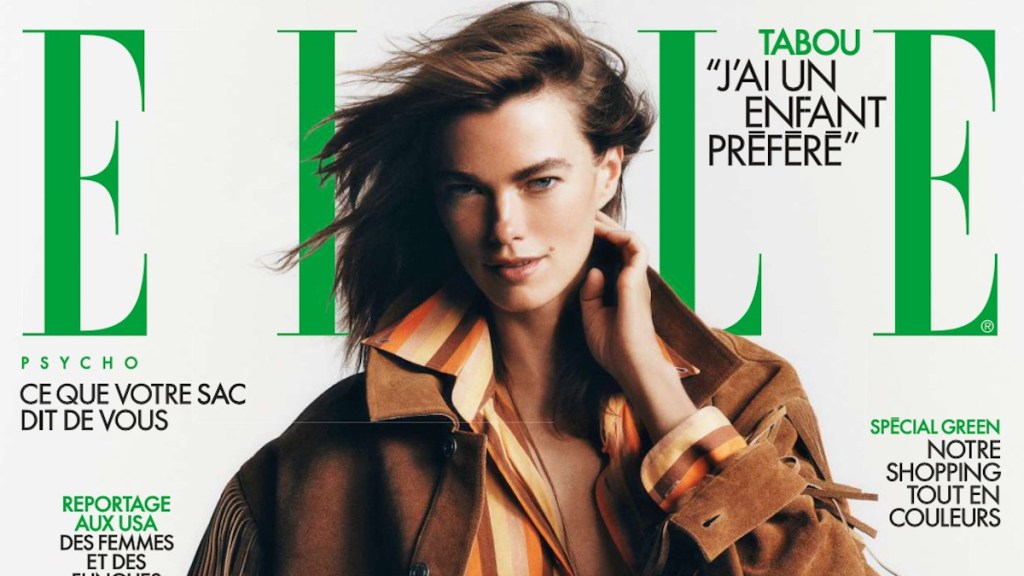 Elle France October 24, 2024 : Mathilde Brandi by Tom Schirmacher