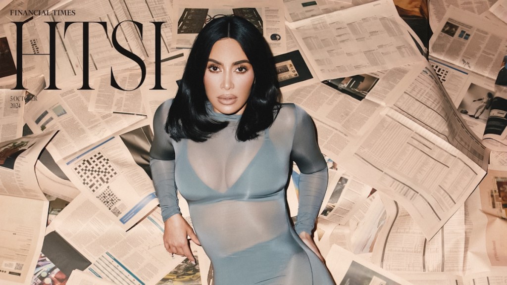 The Financial Times HTSI October 5, 2024 : Kim Kardashian by Vanessa Beecroft