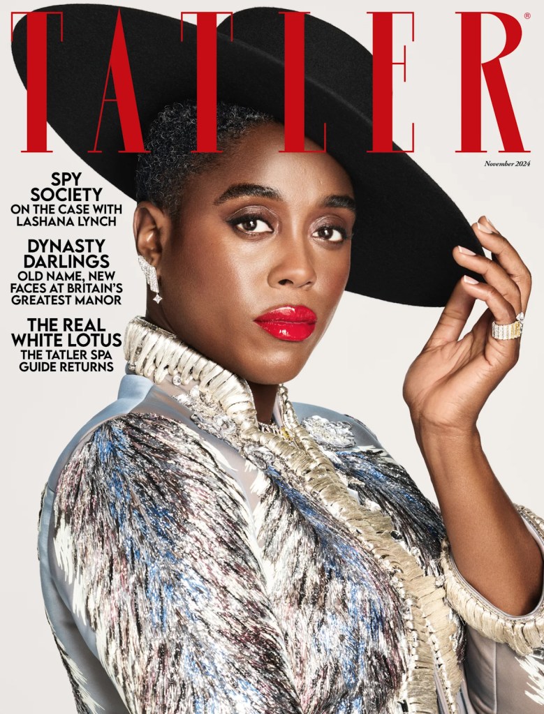 Tatler November 2024 : Lashana Lynch by Victor Demarchelier 