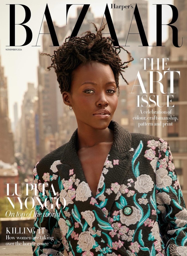 UK Harper’s Bazaar November 2024 : Lupita Nyong’o by Alexi Lubomirski