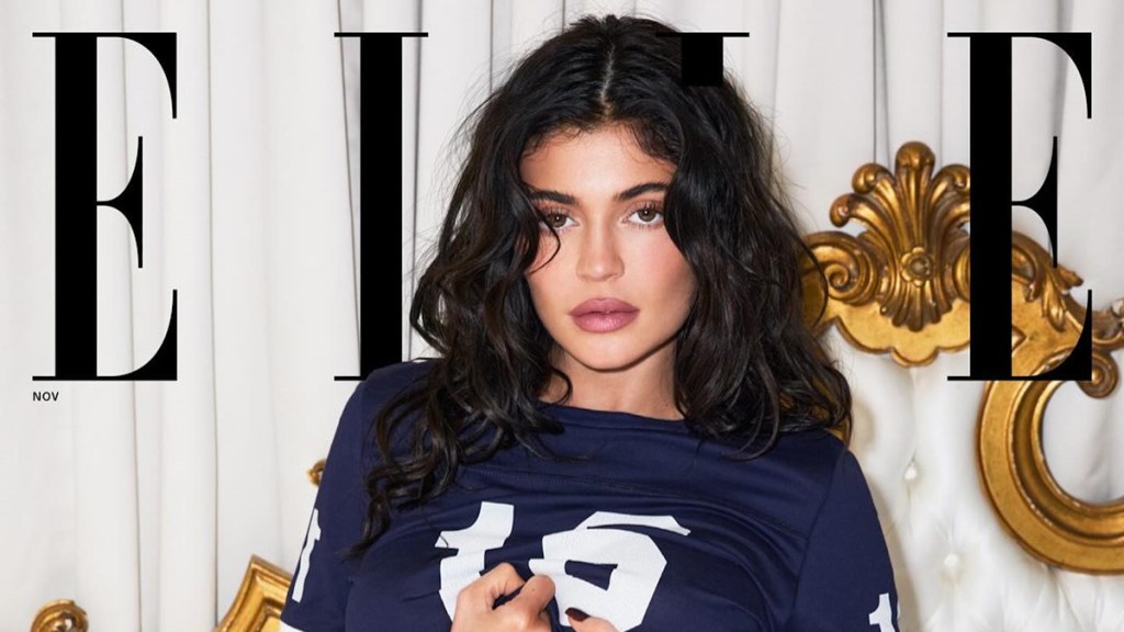 US Elle November 2024 : Kylie Jenner by Carin Backoff