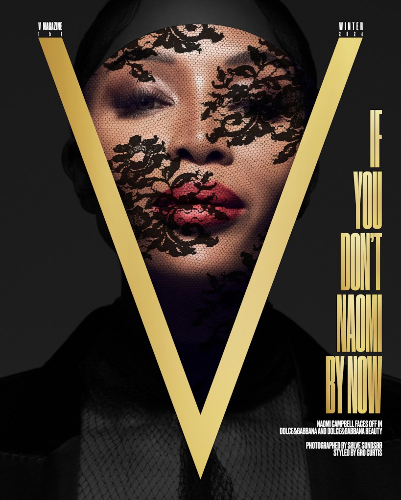 V Magazine #151 Winter 2024 : Naomi Campbell by Solve Sundsbo