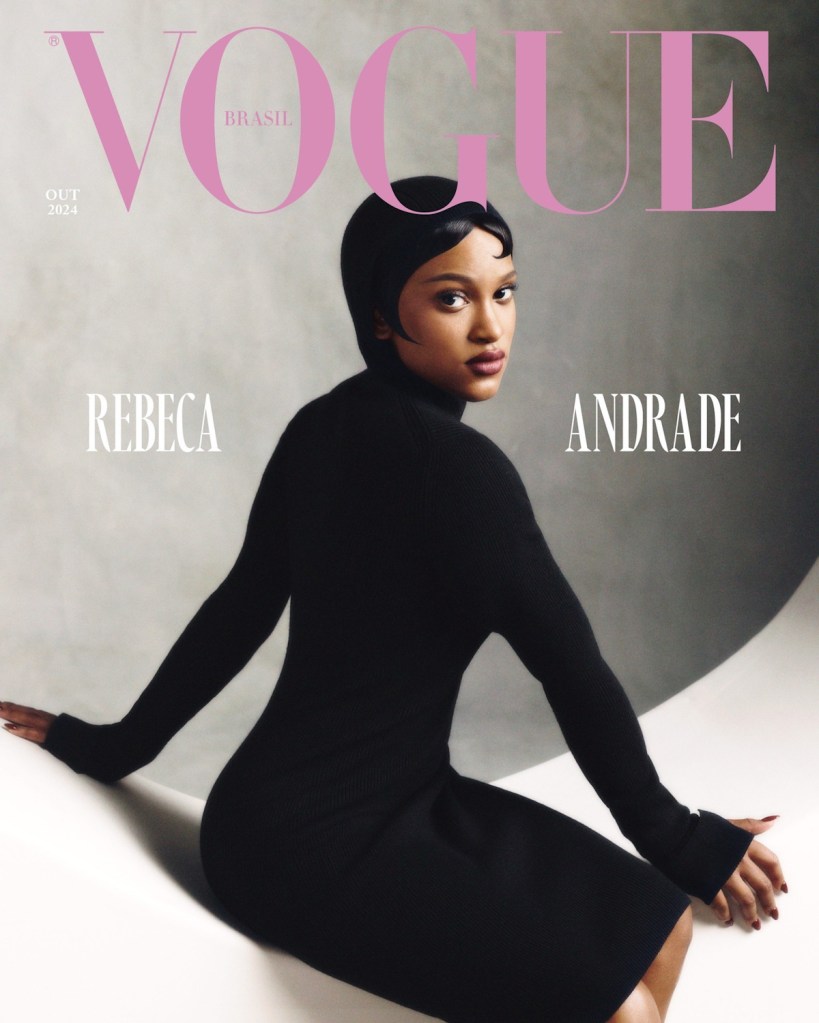 Vogue Brazil October 2024 : Rebeca Andrade by Mar+Vin 