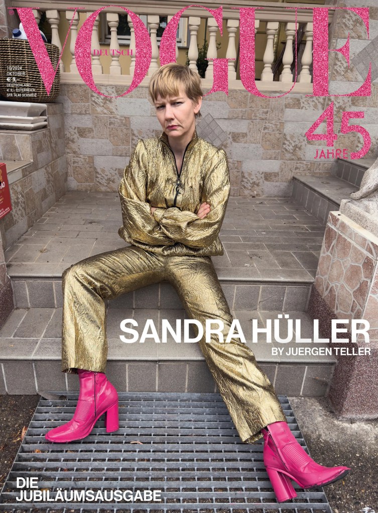 Vogue Germany October 2024 : Sandra Hüller by Juergen Teller