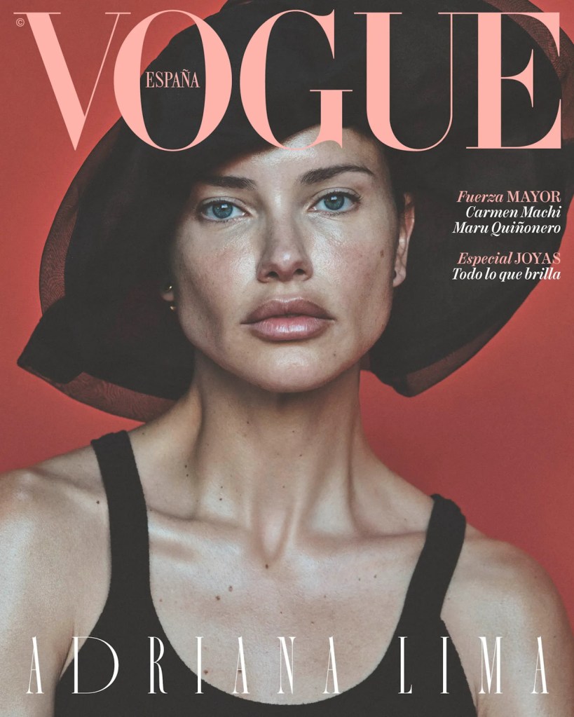 Vogue España November 2024 : Adriana Lima by Daniel Jackson 