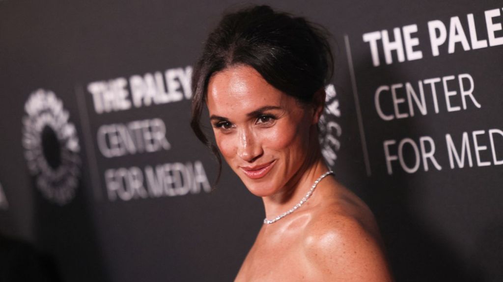 Meghan Markle, Duchess of Sussex arrives for The Paley Center for Media gala honoring actor and director Tyler Perry, at the Beverly Wilshire Hotel in Beverly Hills on December 4, 2024.