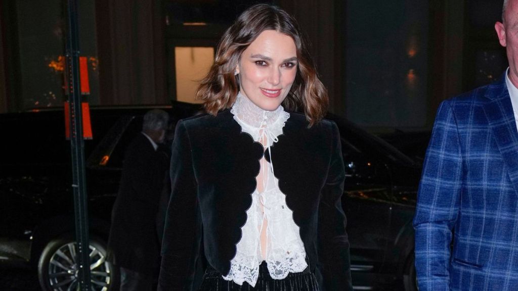 Keira Knightley is seen on December 09, 2024 in New York City.