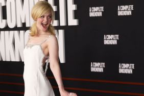 Elle Fanning attends the Los Angeles Premiere Of Searchlight Pictures "A Complete Unknown" at Dolby Theatre on December 10, 2024 in Hollywood, California.