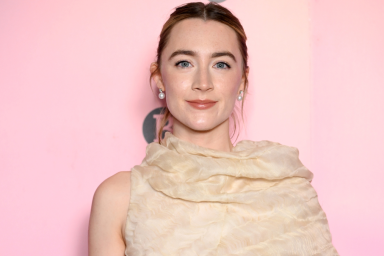 Saoirse Ronan poses ahead of an in conversation, in partnership with Vanity Fair, at the BFI Southbank on December 18, 2024 in London, England.