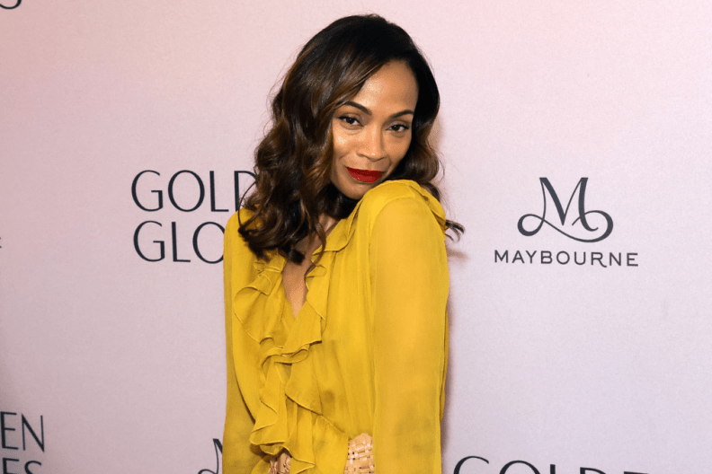 Zoe Saldaña attends the Golden Globes First-Time Nominee Celebration at The Maybourne Beverly Hills on December 17, 2024 in Beverly Hills, California.