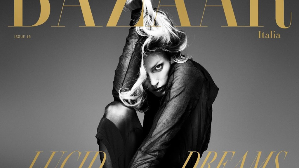 Harper’s Bazaar Italia December 2024 : Anja Rubik by Willy Vanderperre