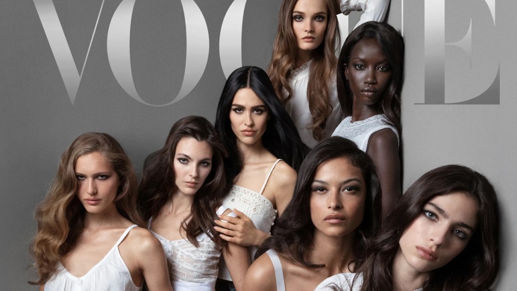 US Vogue ‘Digital Edition’ December 2024 : Vittoria Ceretti, Loli Bahia, Devyn Garcia, Angelina Kendall, Amelia Gray, Lulu Tenney & Anok Yai by Inez van Lamsweerde & Vinoodh Matadin