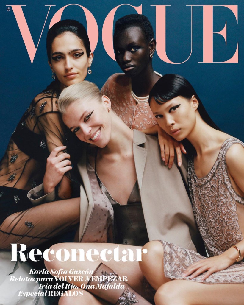 Vogue España December 2024 : Sara Caballero, Rejoice Chuol, Colin Jones & Diane Chiu by Campbell Addy 