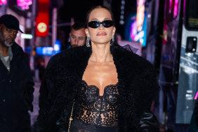 Rita Ora New Year's Eve Times Square ball drop outfits winter fashion