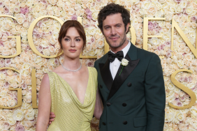 Leighton Meester Adam Brody Golden Globes 2025 red carpet photos