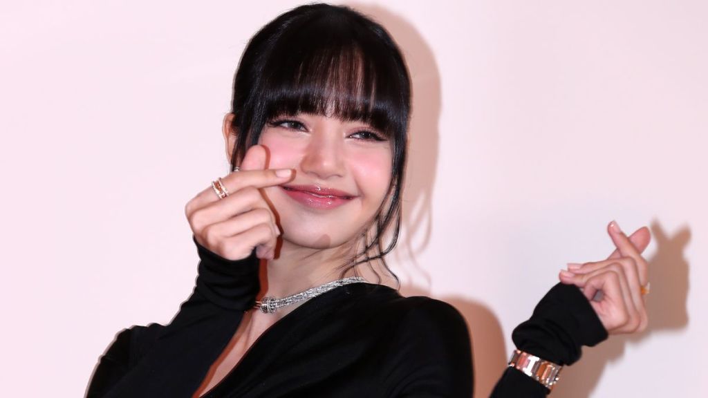 Lisa aka Lalisa Manoban of girl group BLACKPINK is seen at the BULGARI Studio opening party at Walkerhill Hotel on March 14, 2024 in Seoul, South Korea.