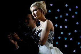 Ivanka Trump in Givenchy at the Liberty Inaugural Ball on January 20, 2025, in Washington, DC. President Donald Trump attends some of the inaugural balls after taking the oath as the 47th president.