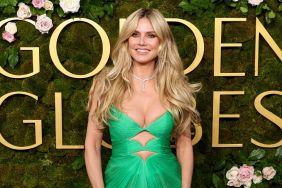 Heidi Klum during the 82nd Annual Golden Globes held at The Beverly Hilton on January 05, 2025 in Beverly Hills, California.