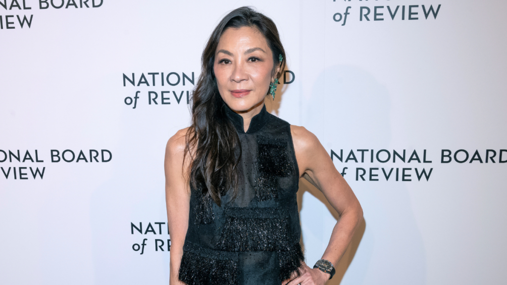 Michelle Yeoh attends the National Board of Review Awards Gala at Cipriani 42nd Street in New York, January 7, 2025.