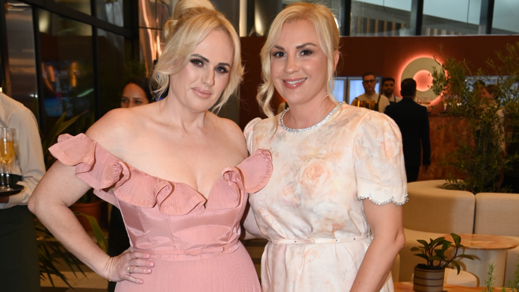 Rebel Wilson (L) and wife Ramona Agruma attend the "Set in Style" dinner during day one at the 2025 Australian Open on January 12, 2025 in Melbourne, Australia.