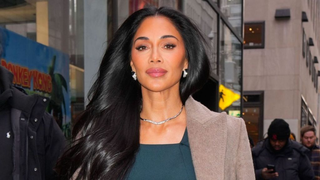 Nicole Scherzinger is seen outside the NBC Television Studios on January 21, 2025 in New York City.