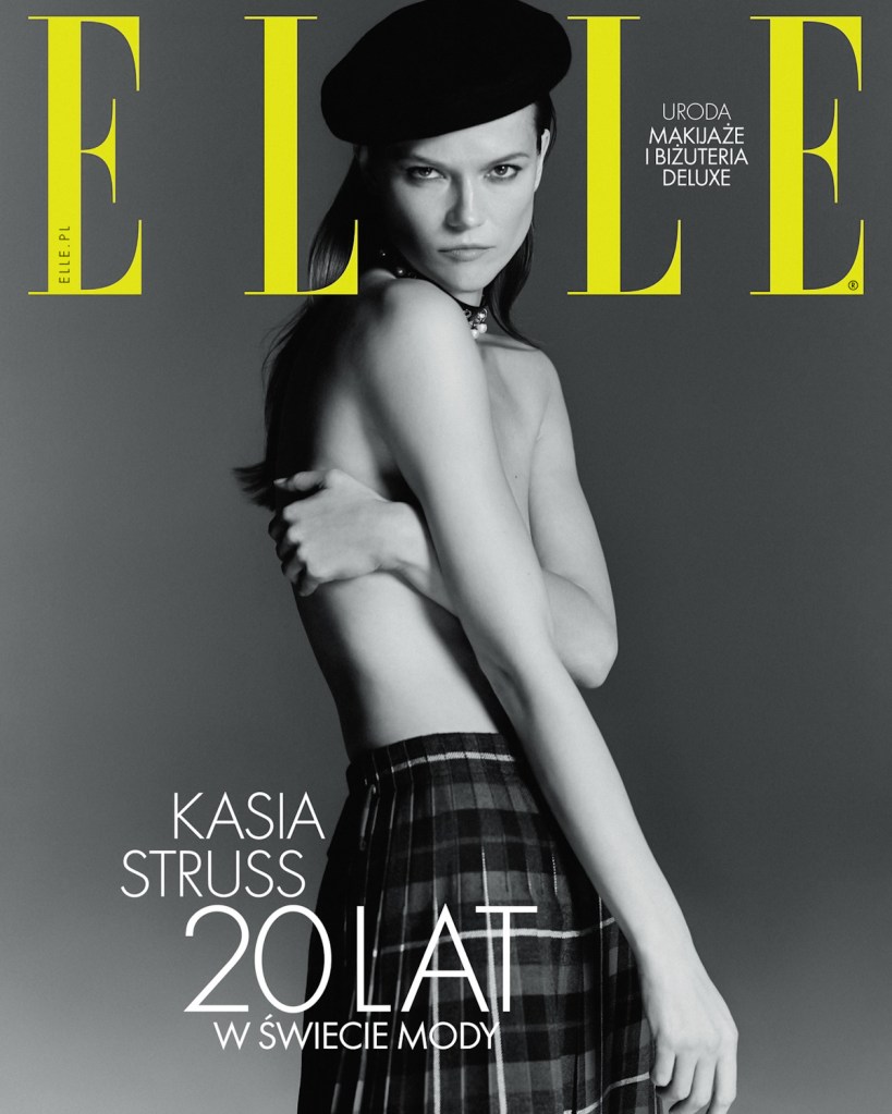 Elle Poland January 2025 : Kasia Struss & Anna Jagodzińska by Mateusz Stankiewicz 