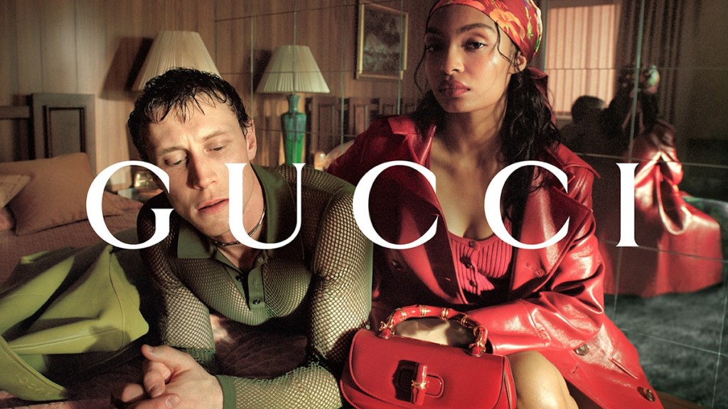 Gucci S/S 2025 : Yara Shahidi & George MacKay by Xavier Dolan