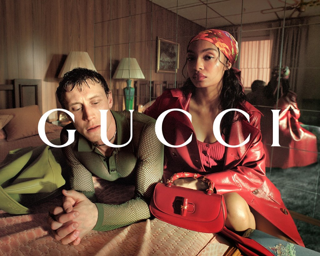 Gucci S/S 2025 : Yara Shahidi & George MacKay by Xavier Dolan 