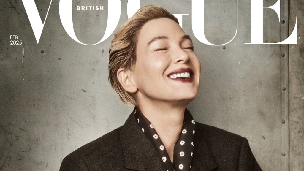 UK Vogue February 2025 : Renée Zellweger by Nikolai von Bismarck