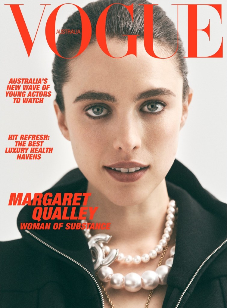 Vogue Australia January 2025 : Margaret Qualley by Josh Olins 