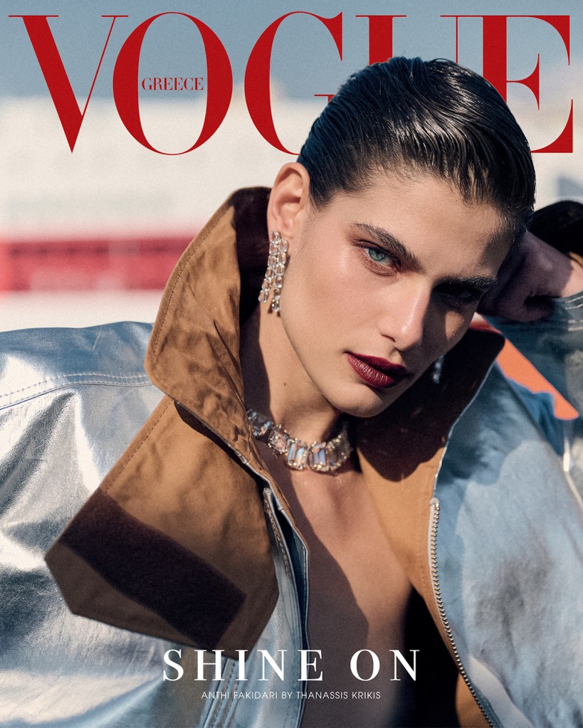 Vogue Greece January 2025 : Anthi Fakidari by Thanassis Krikis 