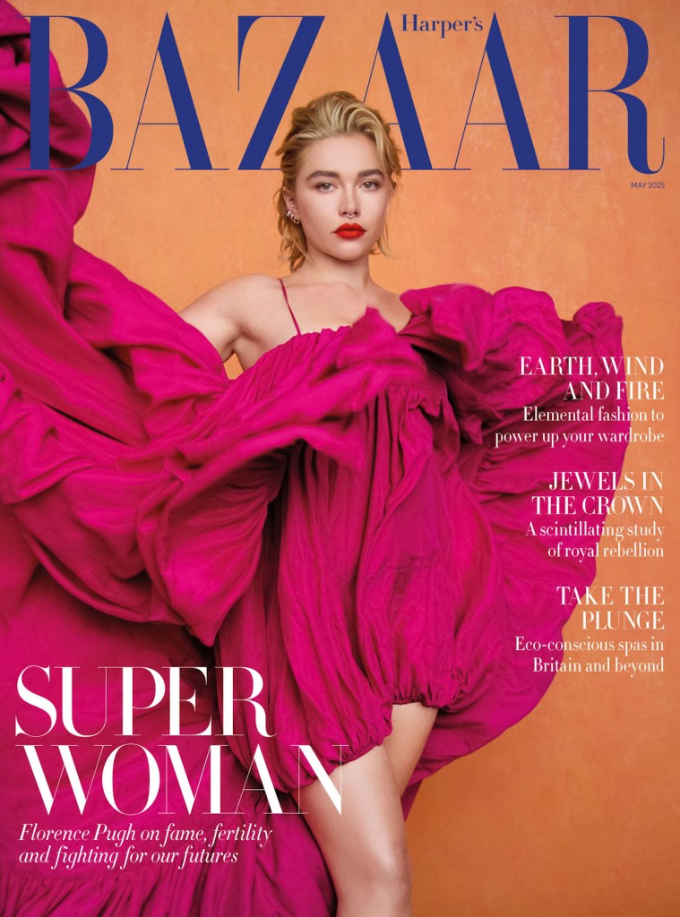 UK Harper’s Bazaar May 2025 : Florence Pugh by Erik Madigan Heck