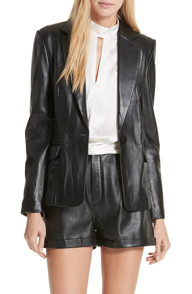 A Blazer, but Make It Leather