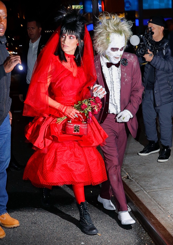 Bella Hadid and The Weeknd at Heidi Klum's 19th Annual Halloween Party