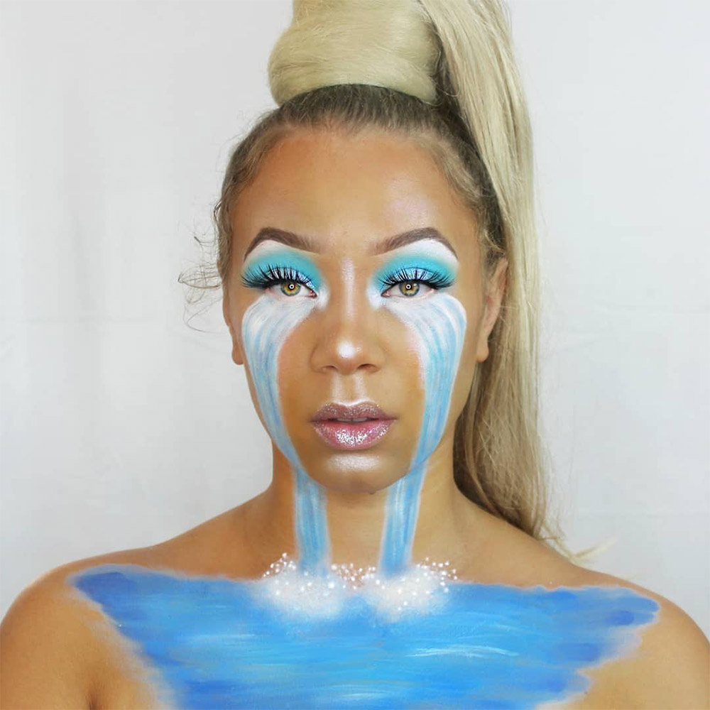 Halloween Makeup Waterflls