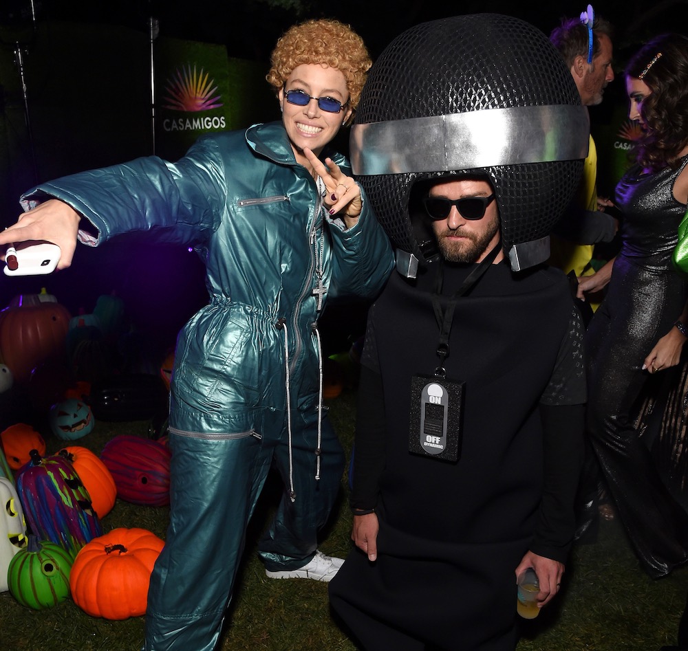 Jessica Biel and Justin Timberlake at the 2019 Casamigos Halloween Party