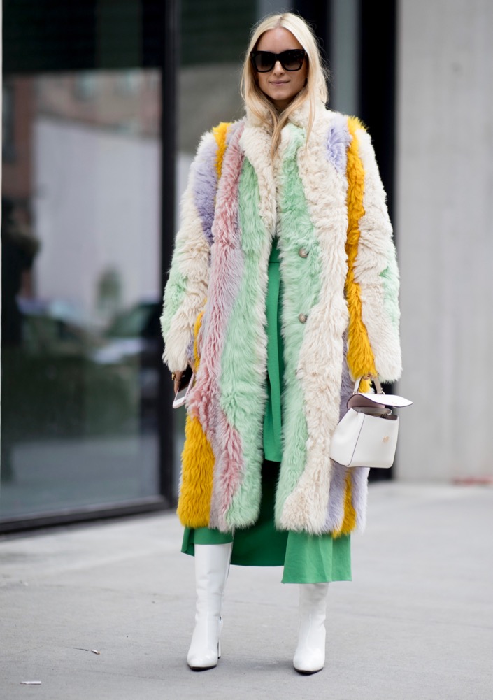 Colorful Fur Coats