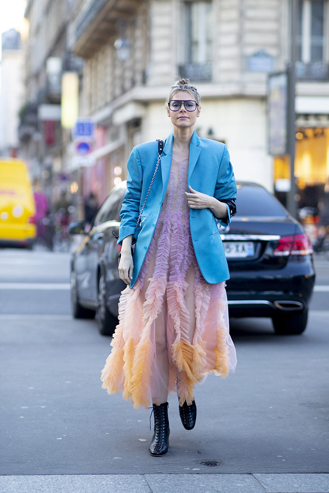 Haute Couture Spring 2020 Street Style #73