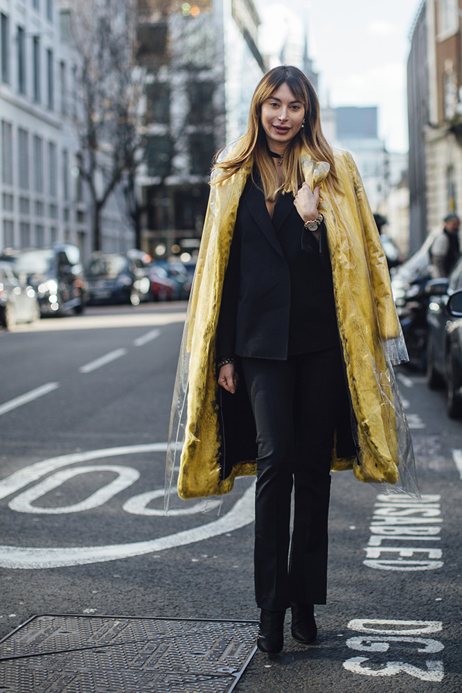 London Fashion Week Fall 2018 Street Style #68