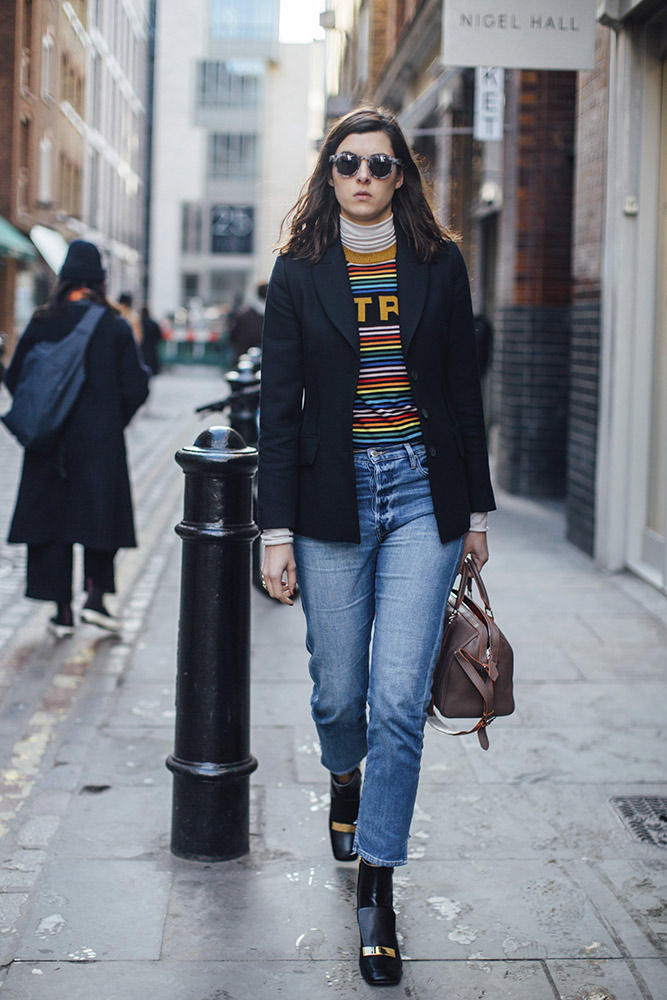 London Fashion Week Fall 2018 Street Style #77