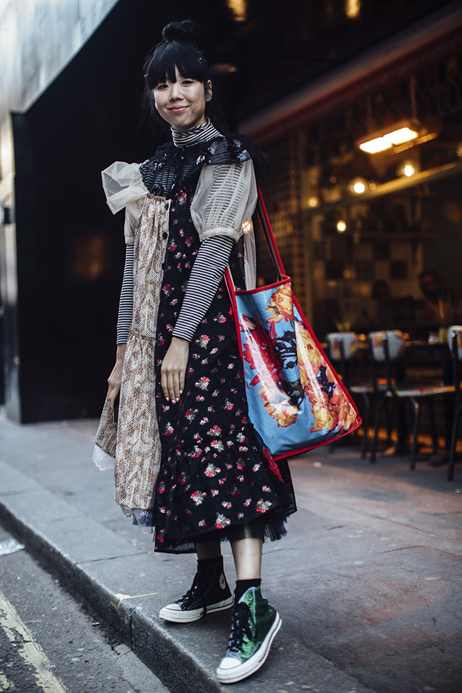 London Fashion Week Fall 2018 Street Style #88